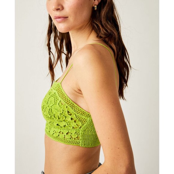 FREE PEOPLE FP One Lyra Bralette / Bright Green - Picture 3 of 5